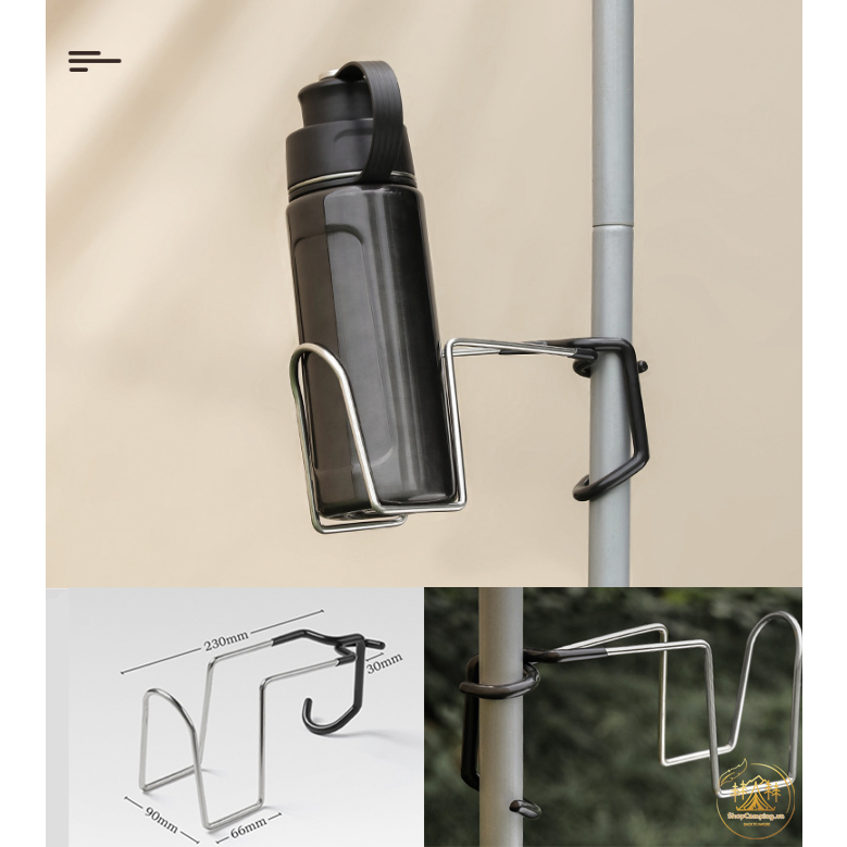 Cây treo đèn,móc treo đèn đa năng  2 đầu cho cắm trại, dã ngoại, phượt - Camping VietNam