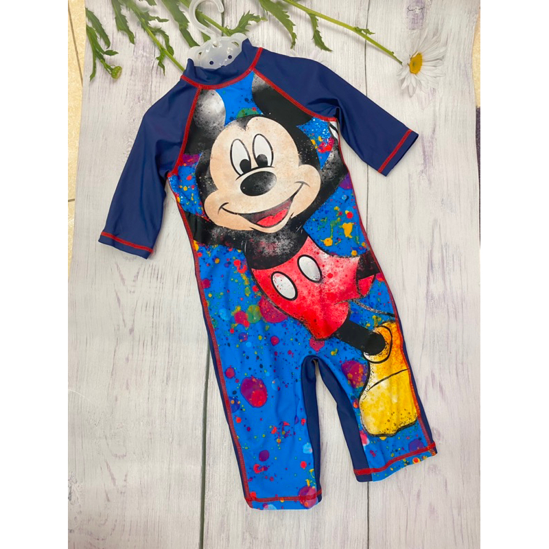 Set bơi liền thân cho bé hình Mic.key xuất dư xịn