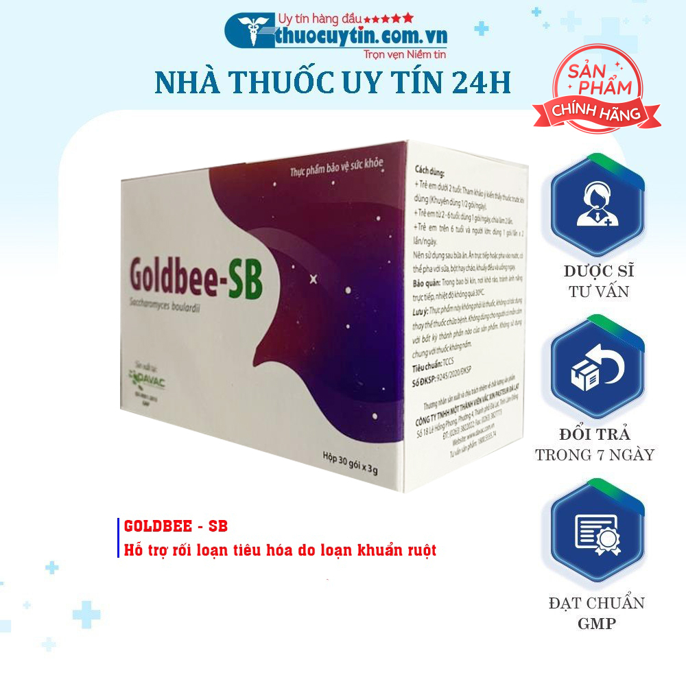 GOLDBEE - SB  hỗ trợ rối loạn tiêu hóa do loạn khuẩn ruột chính hãng