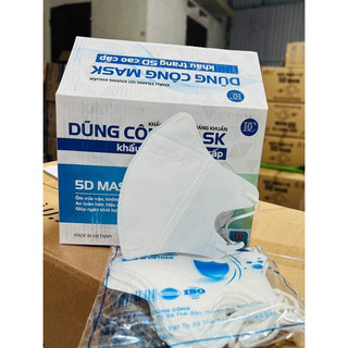 𝐊𝐡𝐚̂̉𝐮 𝐭𝐫𝐚𝐧𝐠 𝟓D MASK 10 chiếc