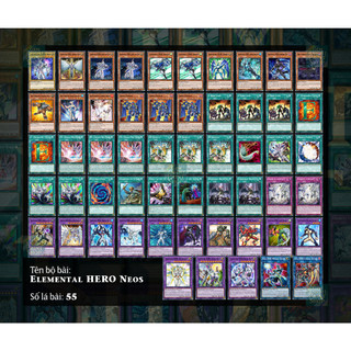 [Bài In] Bộ bài Yugioh - Elemental HERO Neos - Structure Deck