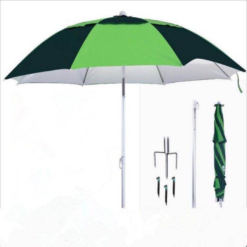 Ô dù 1m8 kẻ xanh