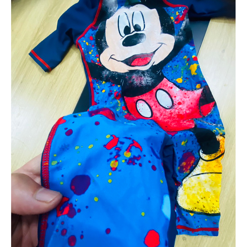 Set bơi liền thân cho bé hình Mic.key xuất dư xịn