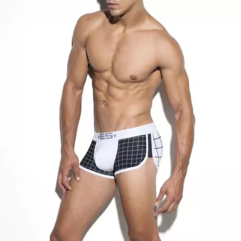 Quần lót nam boxer sọc trắng đen size M/L