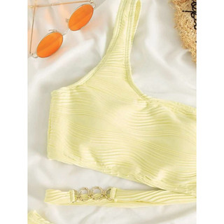 Bikini lệch vai phối xích cực xinh