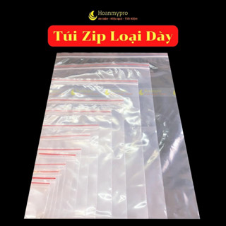 Túi Zip 1kg túi zip viền chỉ đỏ khóa bấm loại dày