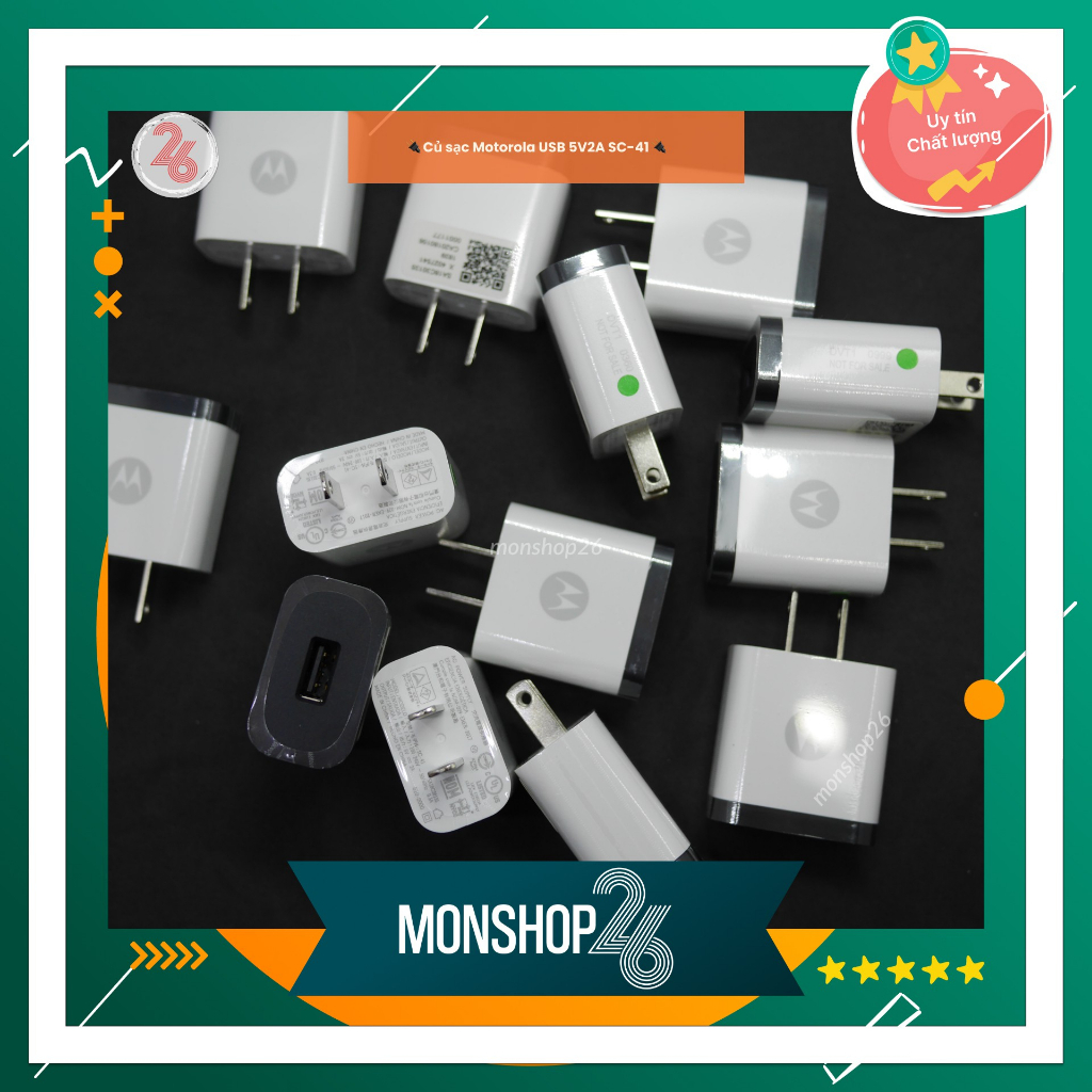 🔌 Củ sạc Motorola USB 5V/2A SC-41 🔌