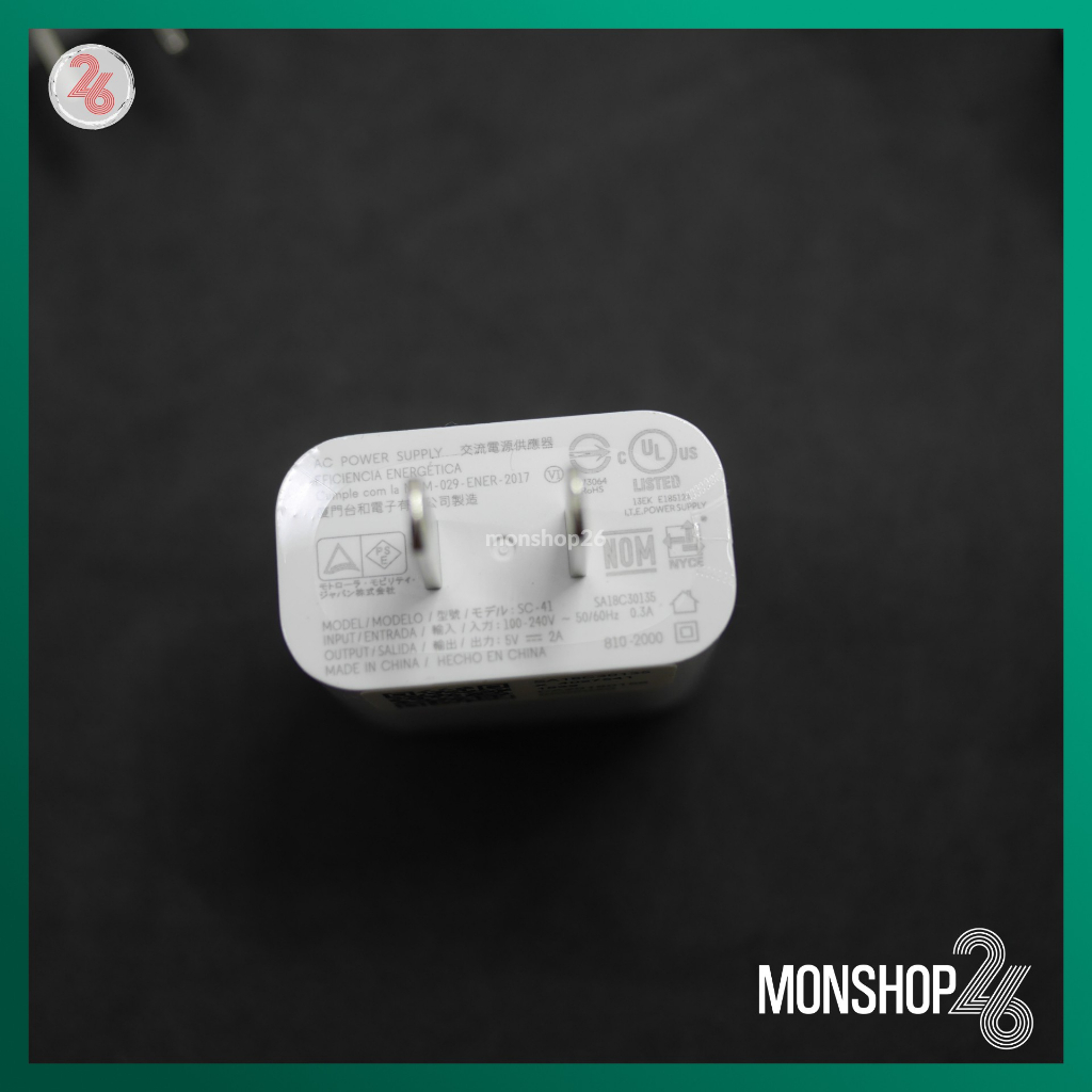 🔌 Củ sạc Motorola USB 5V/2A SC-41 🔌