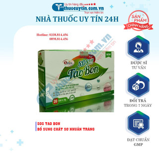 Sos tao bon - bổ sung chất sơ nhuần tràng hỗ trợ tăng cường hệ tiêu hóa