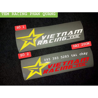 Tem viet nam racing phản quang