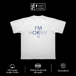 Áo thun highmode "i'm ok" - form oversize, 100% cotton, unisex nam nữ