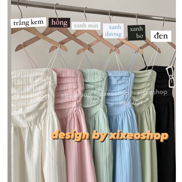 [Mã FADEP2903 giảm đến 30k đơn từ 99k] Váy cúp ngực, đầm 2 dây Lou dress xixeoshop - v458 | BigBuy360 - bigbuy360.vn