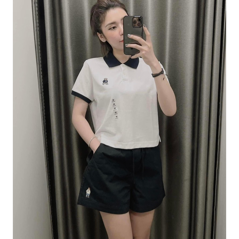 Áo polo Spao dáng crop Có Sẵn Hàng Chính Hãng 100%, Nói KHÔNG Với Fake