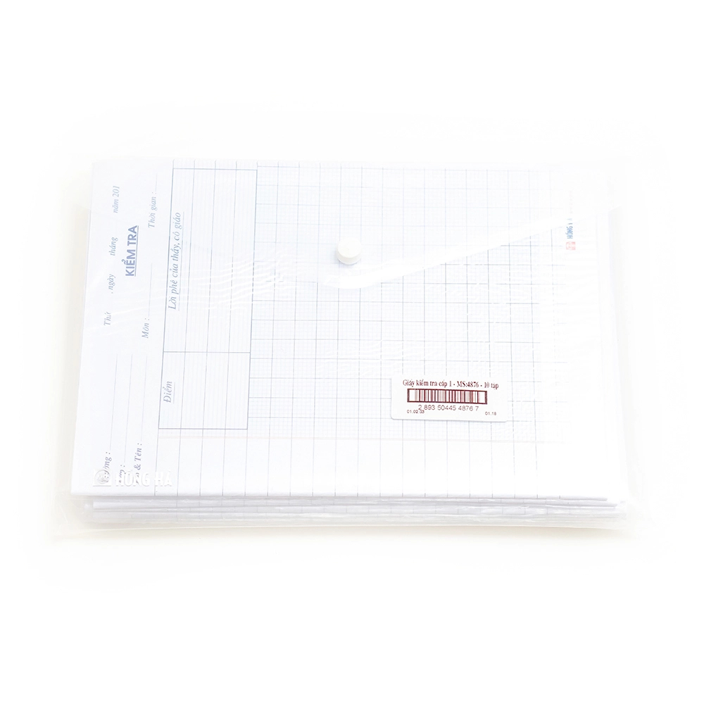 Giấy kiểm tra 5 Ôly Hồng Hà 4876