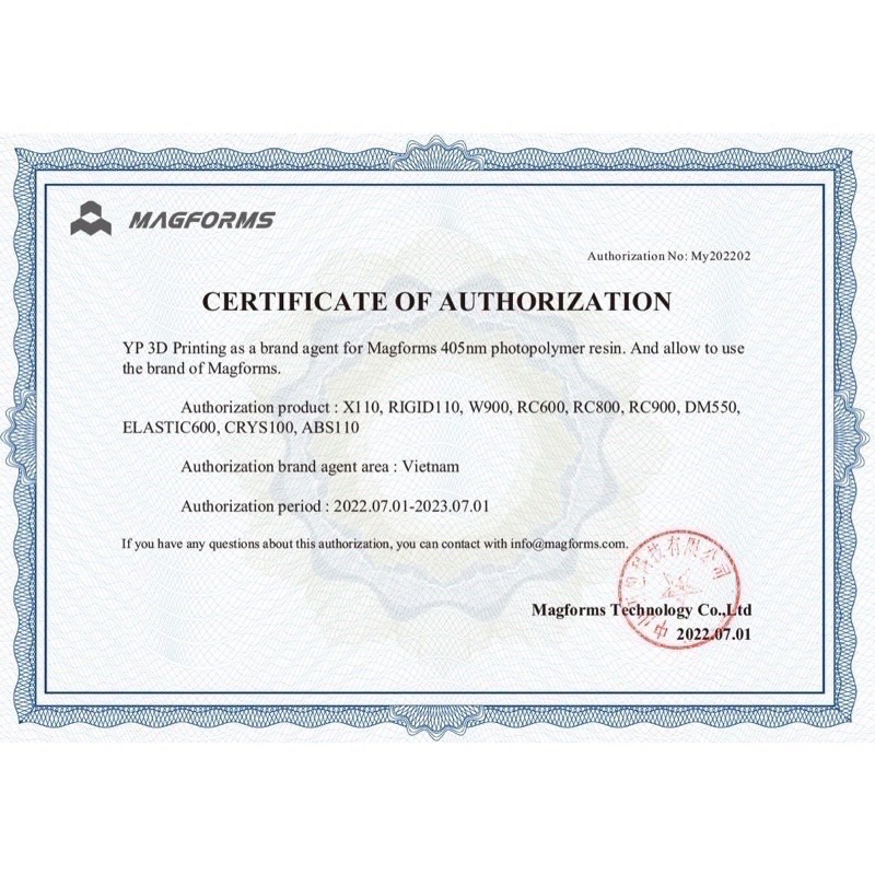 - Magforms Flexible Rigid Resin - Chai 500ml