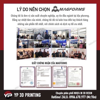 [Nhựa in 3D Resin DẺO] - Magforms Flexible Rigid Resin - Chai 500ml