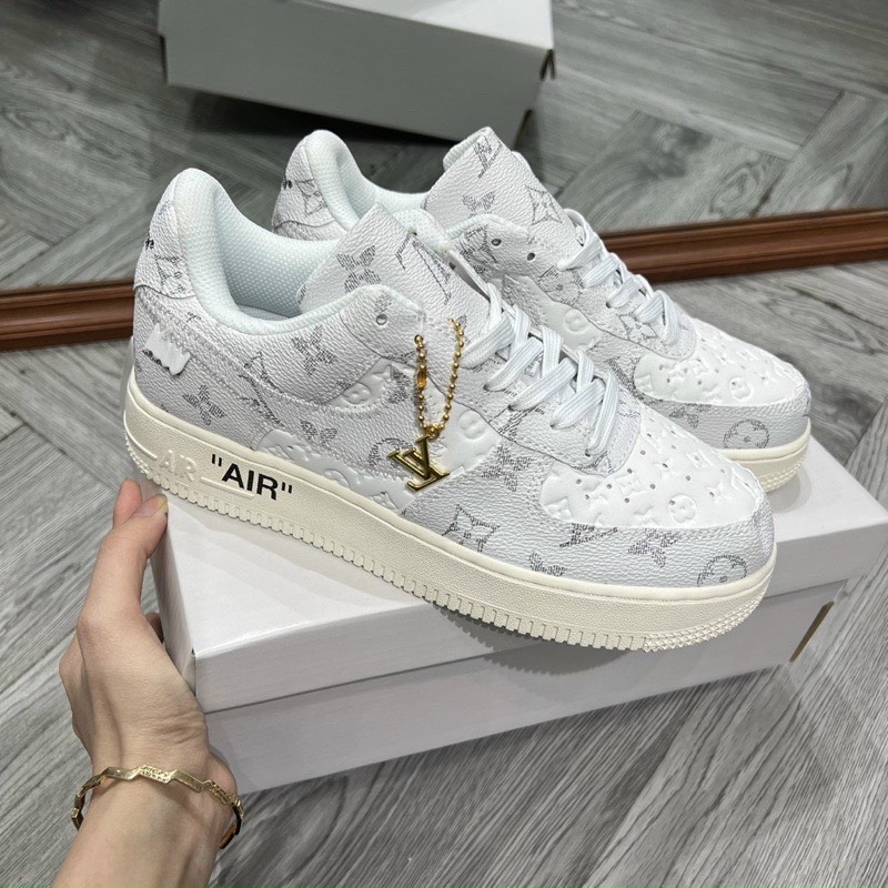 Giày _Nike Air Force 1 LV Xám Nam Nữ, giày AF1 LV Grey Hàng Cao Cấp Bản Full Box Bill | BigBuy360 - bigbuy360.vn