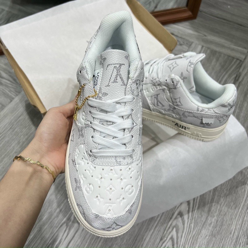 Giày _Nike Air Force 1 LV Xám Nam Nữ, giày AF1 LV Grey Hàng Cao Cấp Bản Full Box Bill | BigBuy360 - bigbuy360.vn