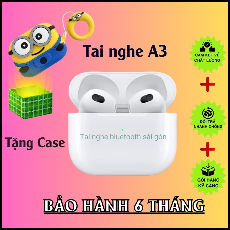 Tai Nghe Bluetooth Thế hệ AIP 2 3 4 Pro Bản Đẹp, Phân Khúc Cao Cấp, Chất Âm Cực Hay, Giá Tốt
