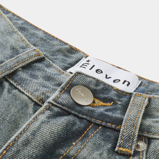 Quần baggy jeans Eleven Logo
