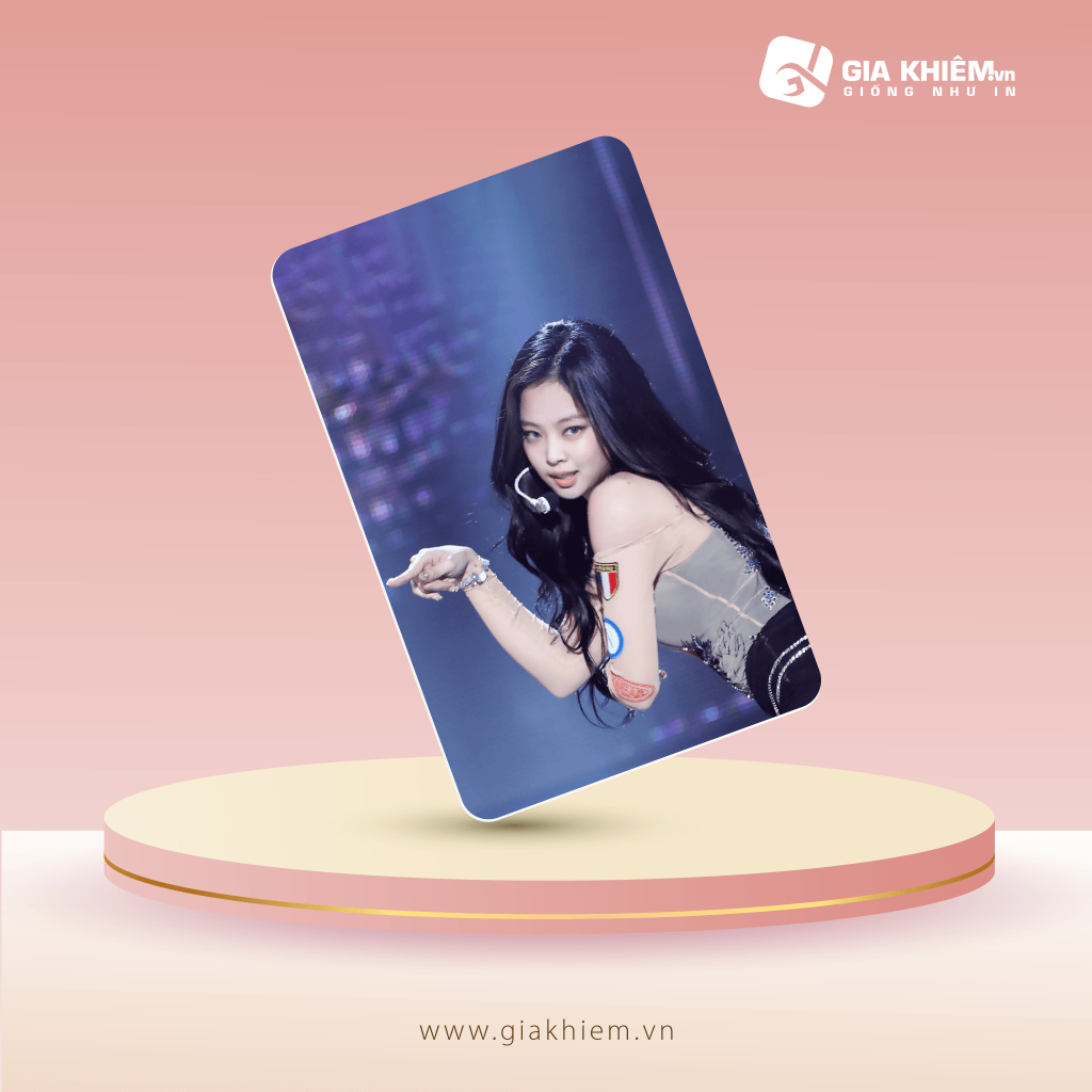 Card bơi BLACKPINK  Card nhựa dày như thẻ ATM CCCD