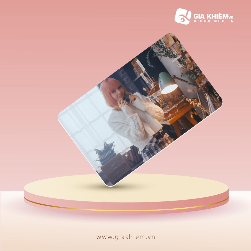 Card bơi BLACKPINK  Card nhựa dày như thẻ ATM CCCD