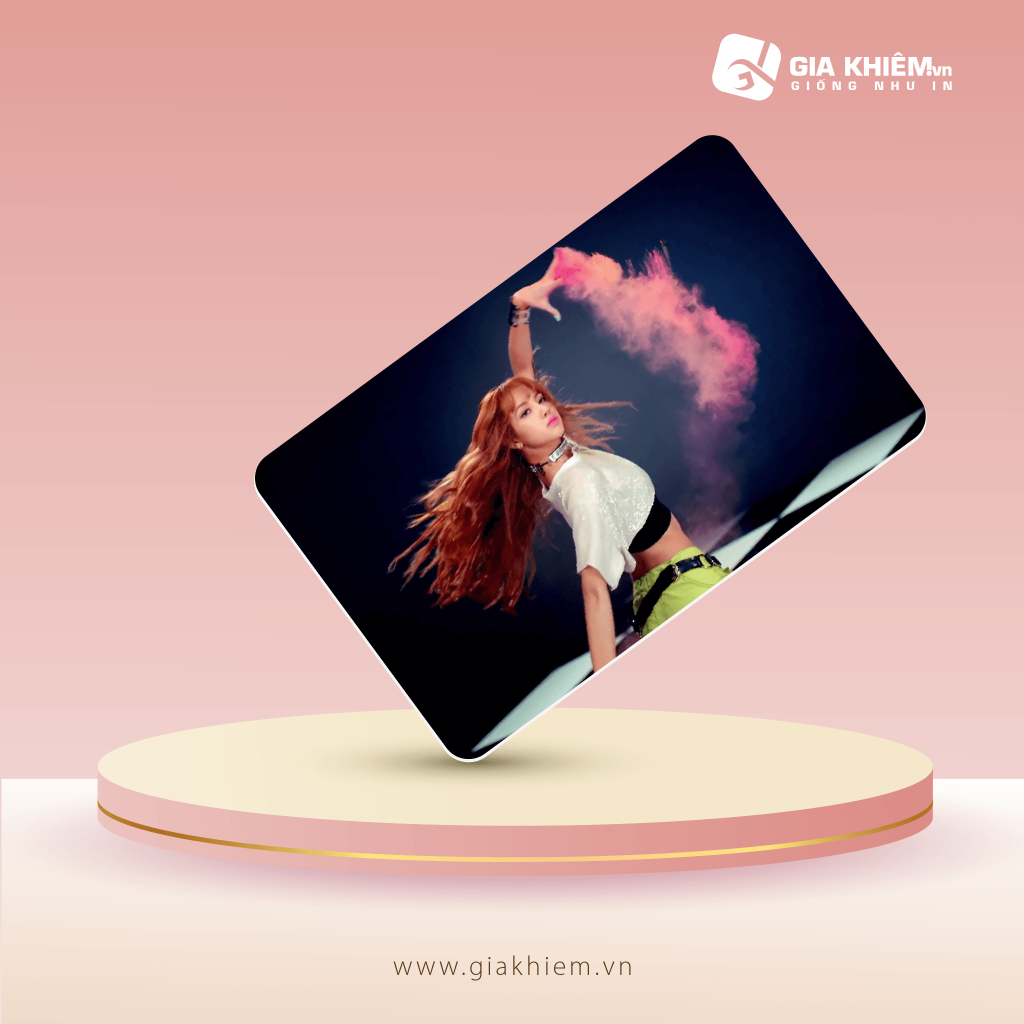 Card bơi BLACKPINK  Card nhựa dày như thẻ ATM CCCD