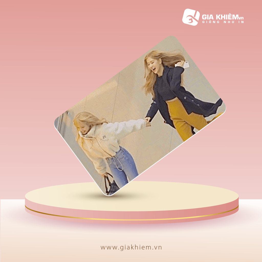 Card bơi BLACKPINK  Card nhựa dày như thẻ ATM CCCD