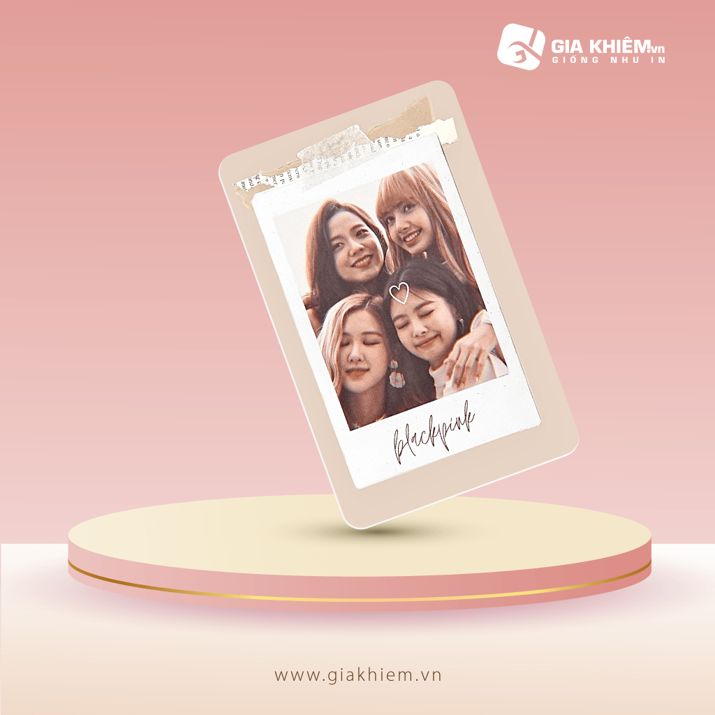 Card bơi BLACKPINK  Card nhựa dày như thẻ ATM CCCD