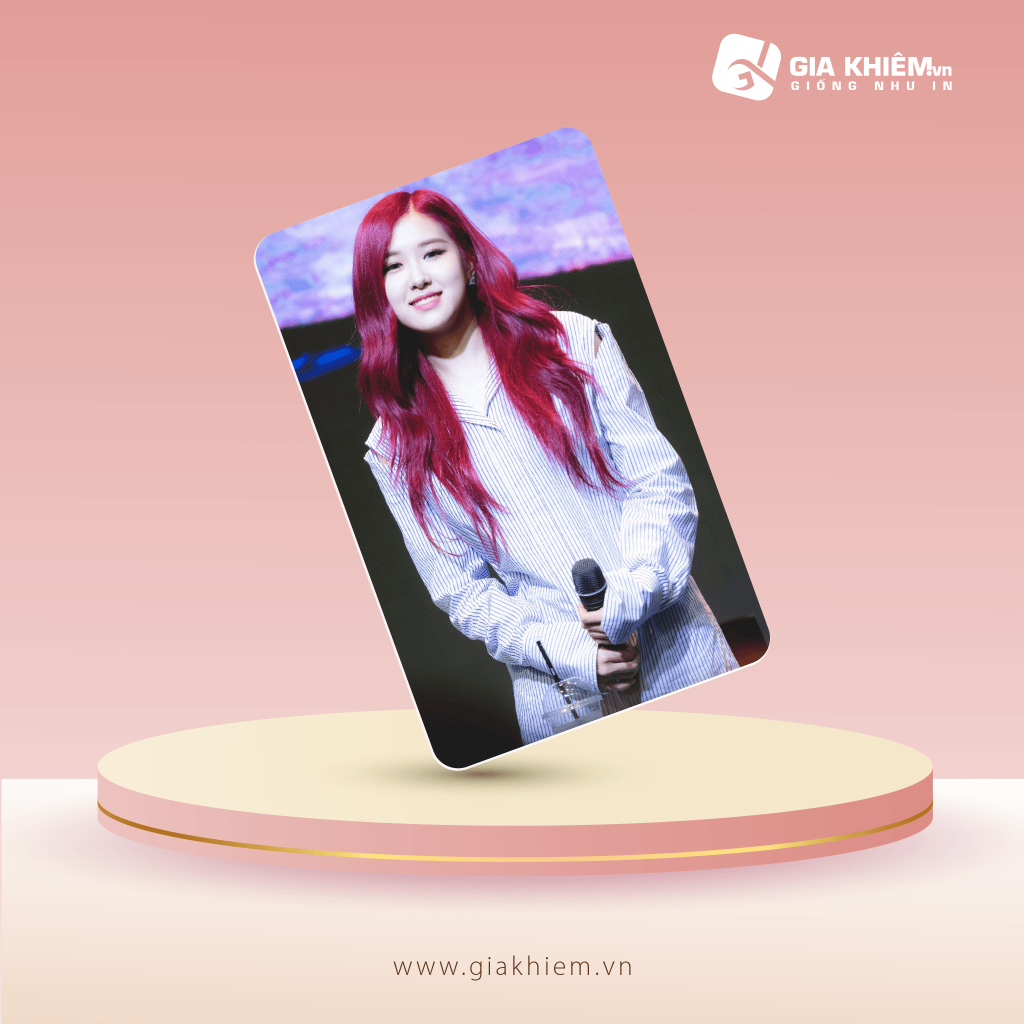 Card bơi BLACKPINK  Card nhựa dày như thẻ ATM CCCD