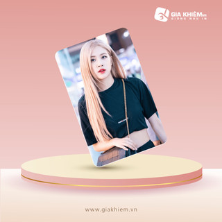Card bơi blackpink card nhựa dày như thẻ atm cccd