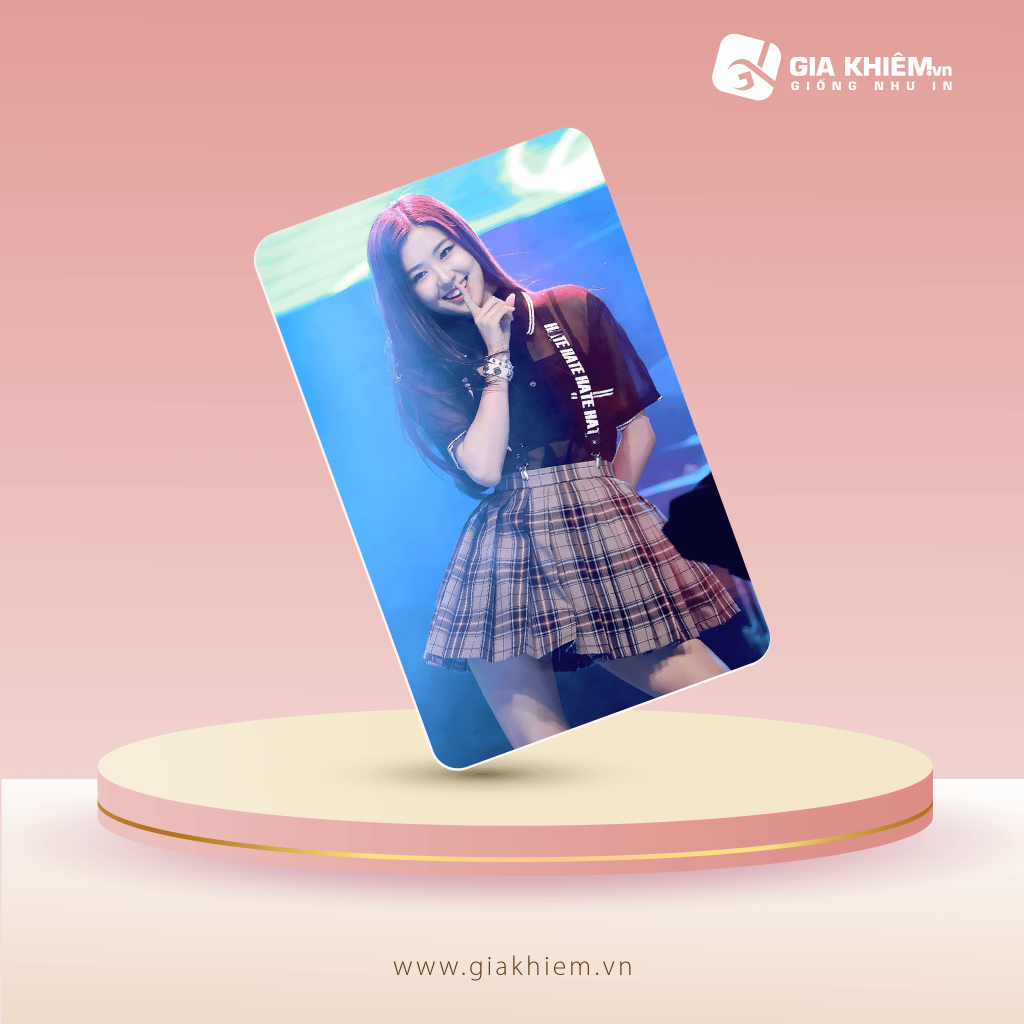 Card bơi BLACKPINK  Card nhựa dày như thẻ ATM CCCD