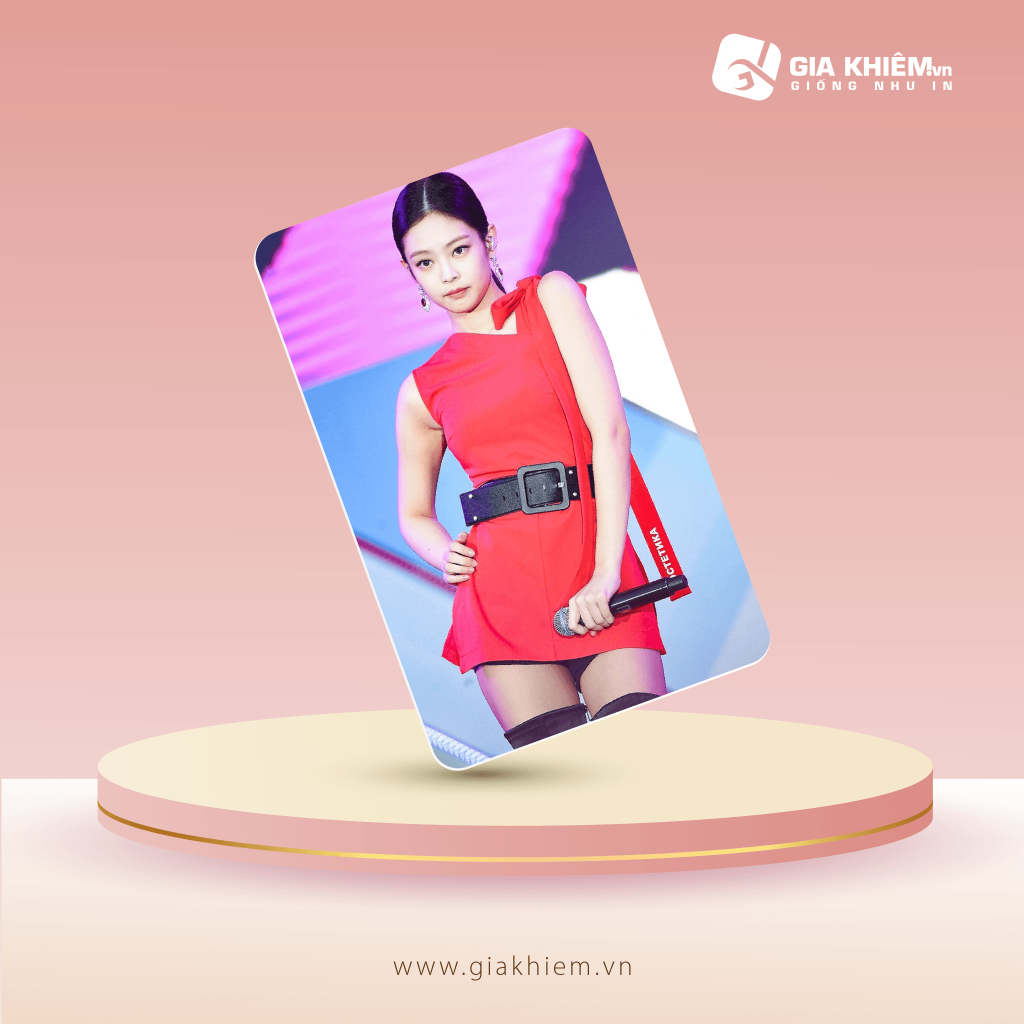 Card bơi BLACKPINK  Card nhựa dày như thẻ ATM CCCD