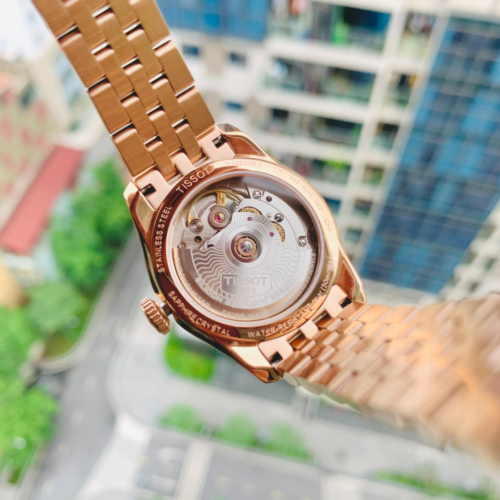 Đồng hồ nữ Tissot T-Classic Ballade Powermatic 80 - Màu rose gold  T1082083311700