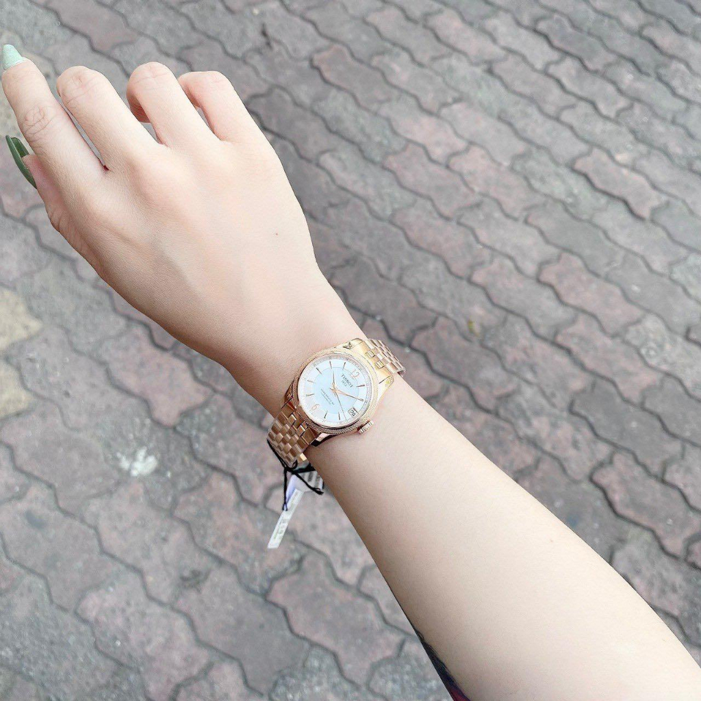 Đồng hồ nữ Tissot T-Classic Ballade Powermatic 80 - Màu rose gold  T1082083311700