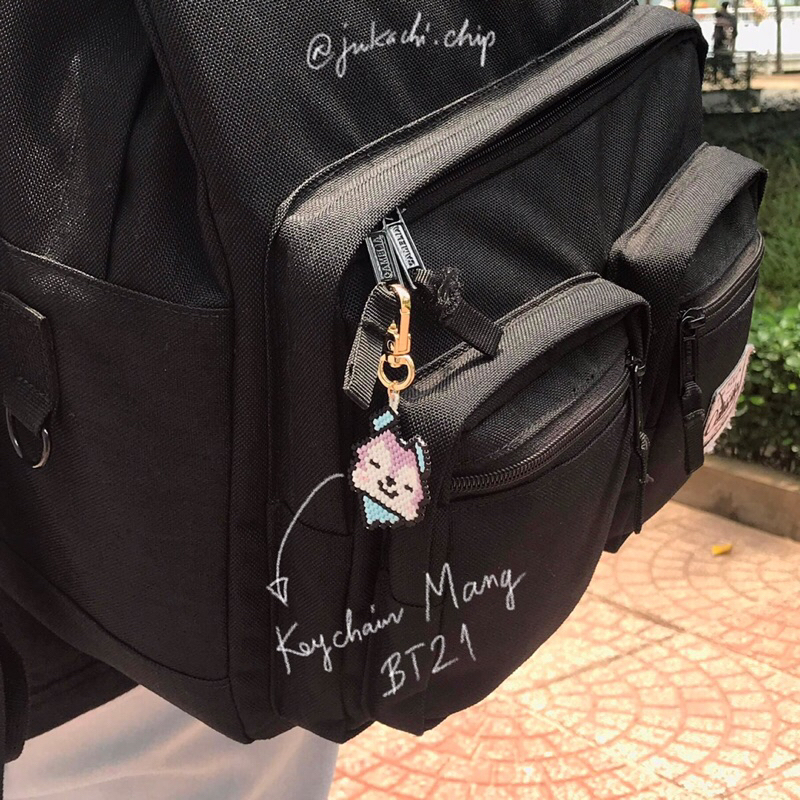 Móc khoá Keychain BT21 kết hạt cườm miyuki đầy đủ nhân vật