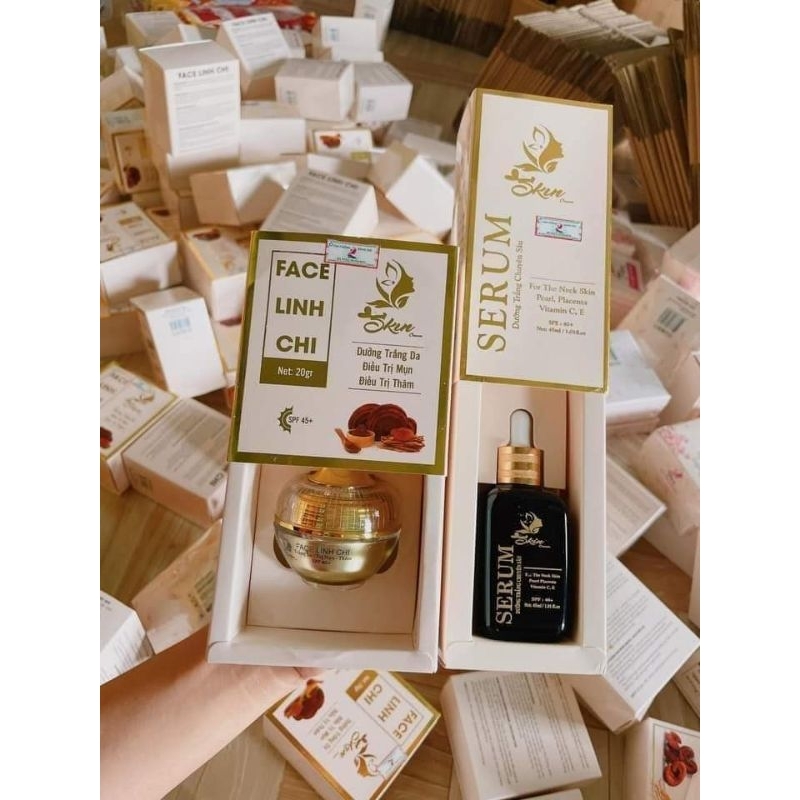 Kem Face Linh Chi Mẫu Mới Hộp 20g