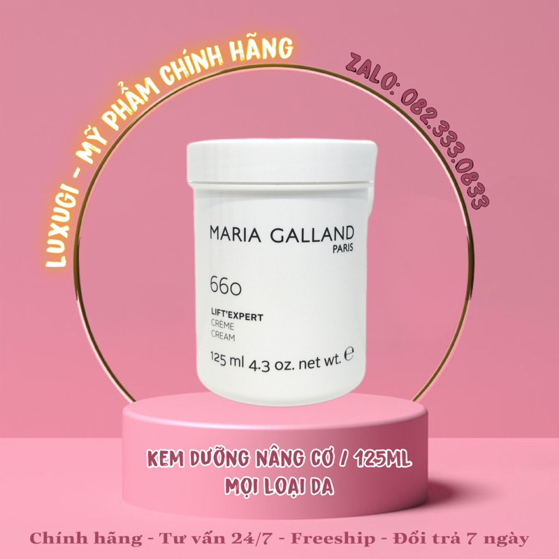 Maria Galland 660 Kem nâng cơ, chống lão hoá size salon/pro 125ml