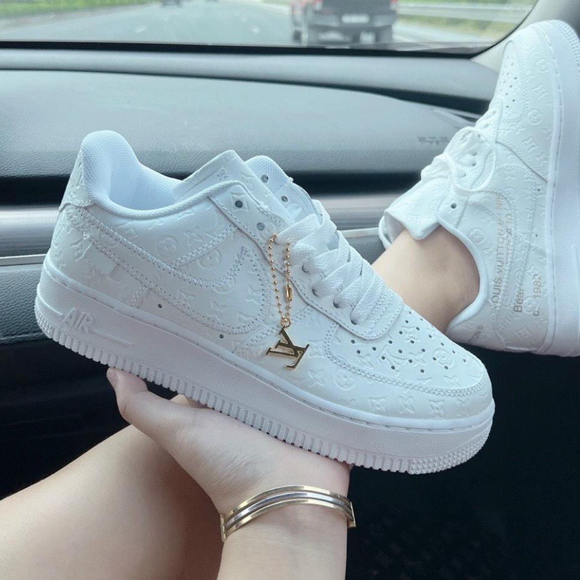 Giày_Nike Air Force 1 LV Trắng, Giày AF1 LV Bản Cao Cấp Bản Đẹp Hot Trend Full Box Bill | BigBuy360 - bigbuy360.vn
