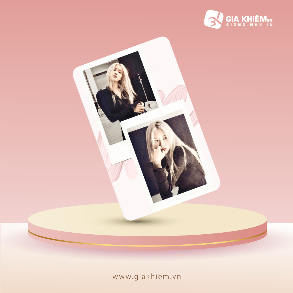 Card bơi BLACKPINK  Card nhựa dày như thẻ ATM CCCD