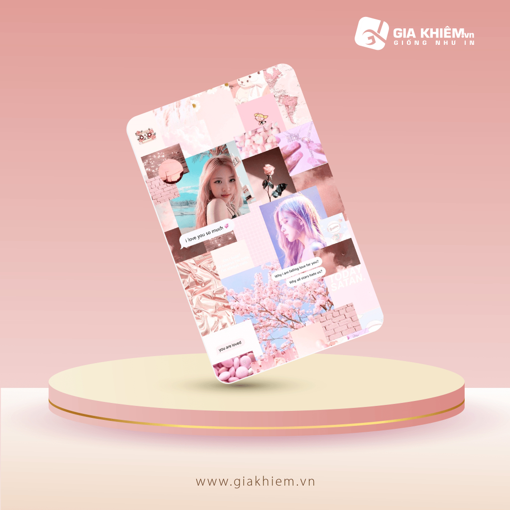 Card bơi BLACKPINK  Card nhựa dày như thẻ ATM CCCD