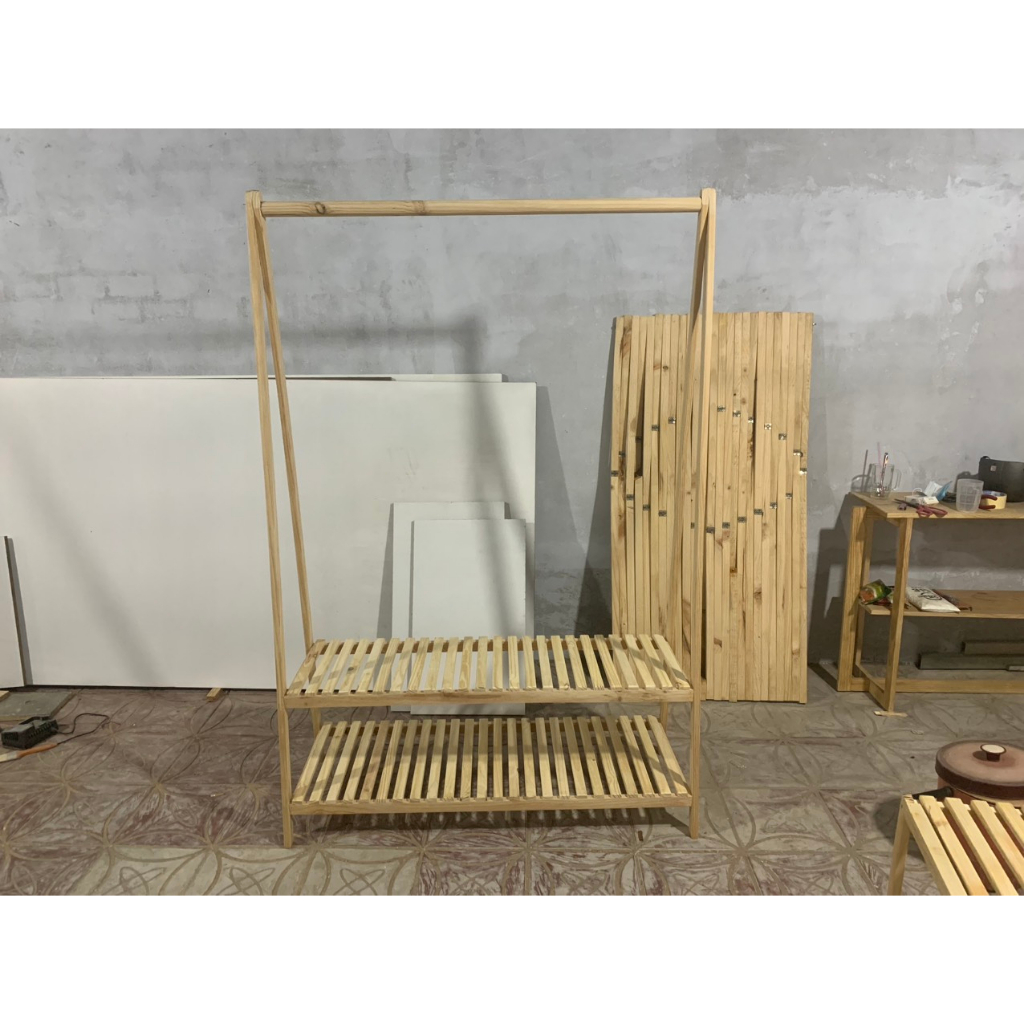 Kệ Chữ A làm bằng gỗ thông