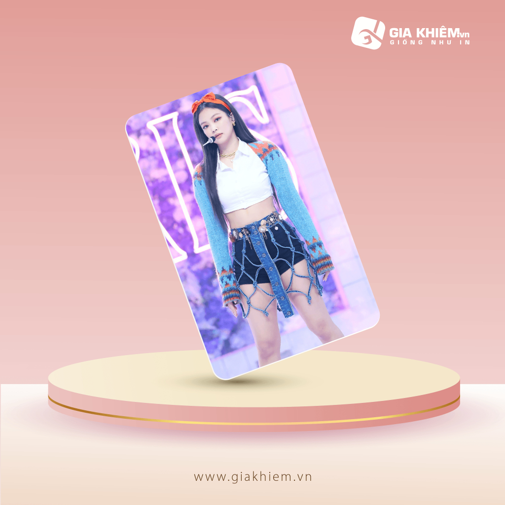 Card bơi BLACKPINK  Card nhựa dày như thẻ ATM CCCD