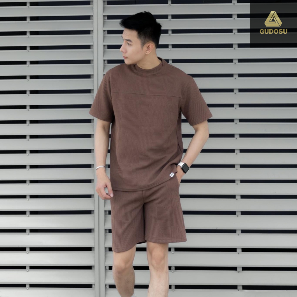 Bộ Thể Thao Nam Chất Cotton Xốp Hàn Vân Nổi Cao Cấp Thoáng Mát Trẻ Trung BTT-10