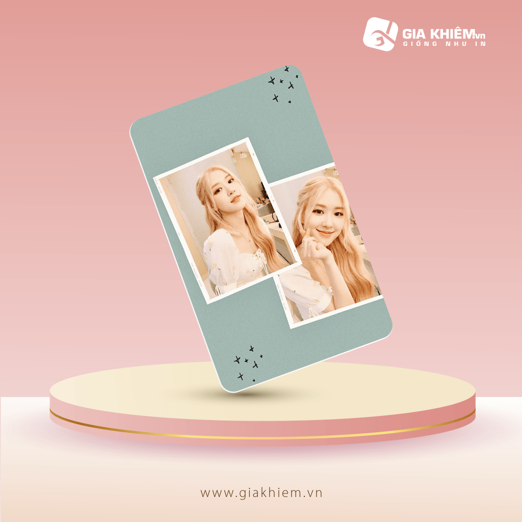 Card bơi BLACKPINK  Card nhựa dày như thẻ ATM CCCD