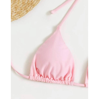 [ Có Sẵn ]𝒫𝑒𝒶𝒸𝒽𝓎 𝒷𝒾𝓀𝒾𝓃𝒾 - Bộ 3 món bikini hoa nhí summer 028