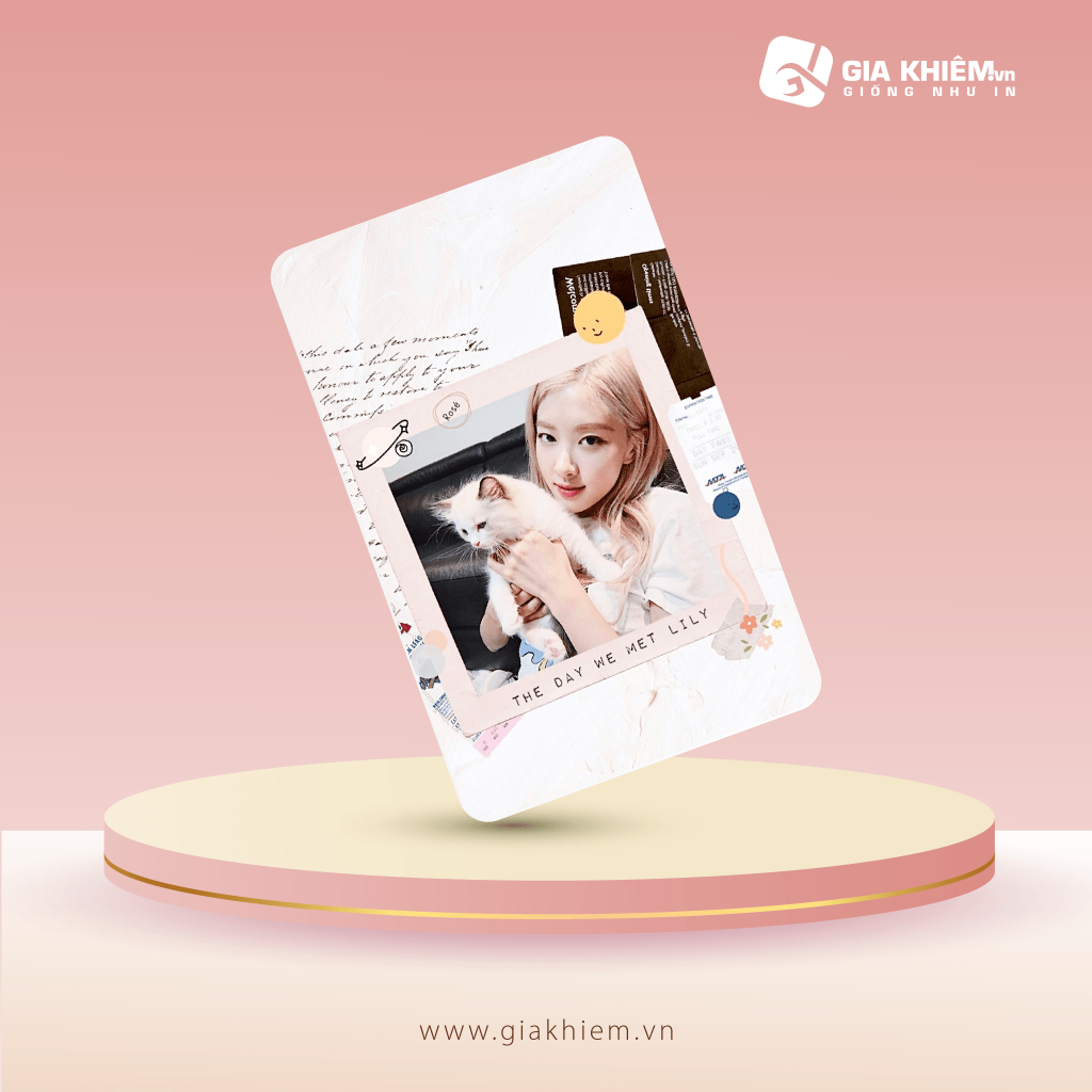 Card bơi BLACKPINK  Card nhựa dày như thẻ ATM CCCD