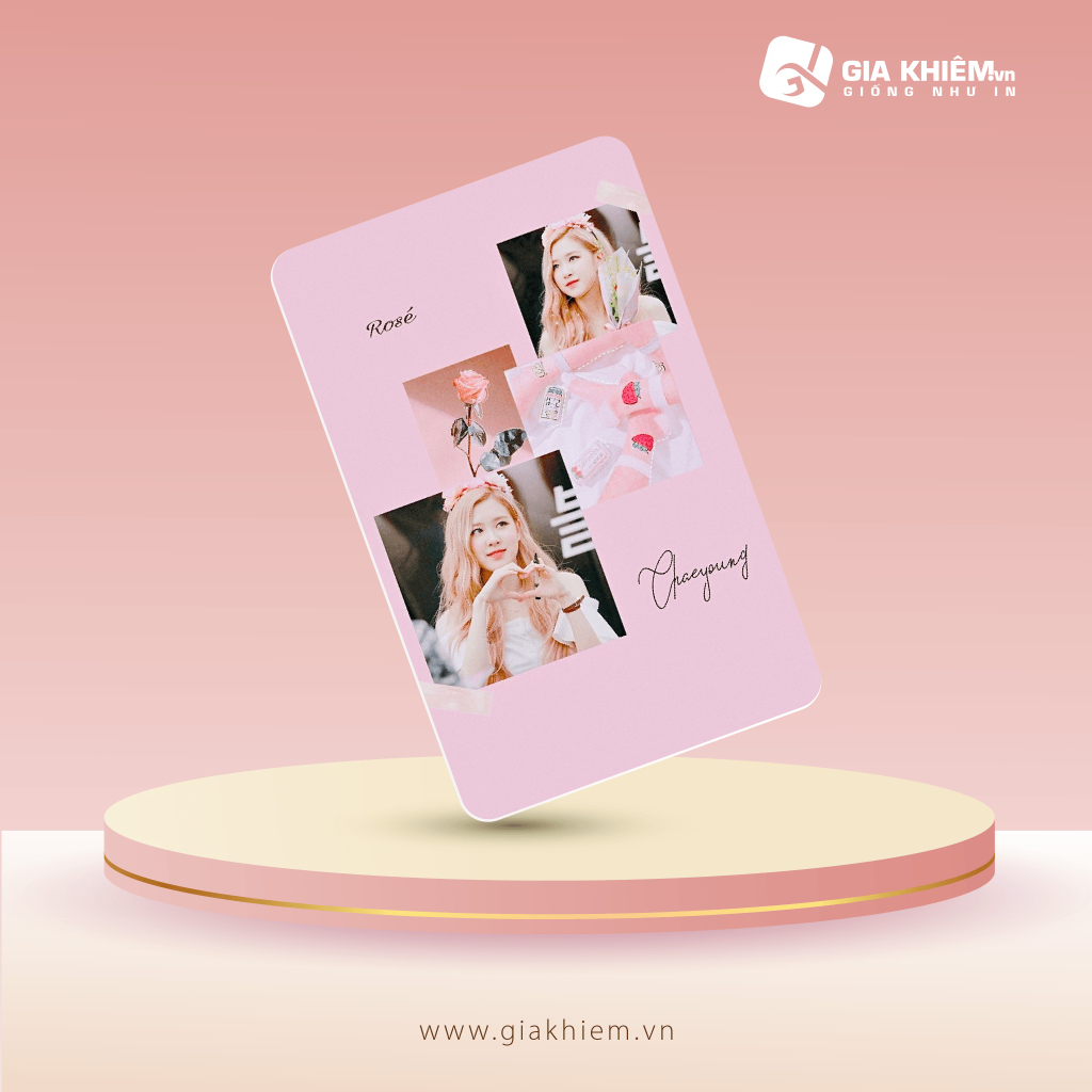 Card bơi BLACKPINK  Card nhựa dày như thẻ ATM CCCD