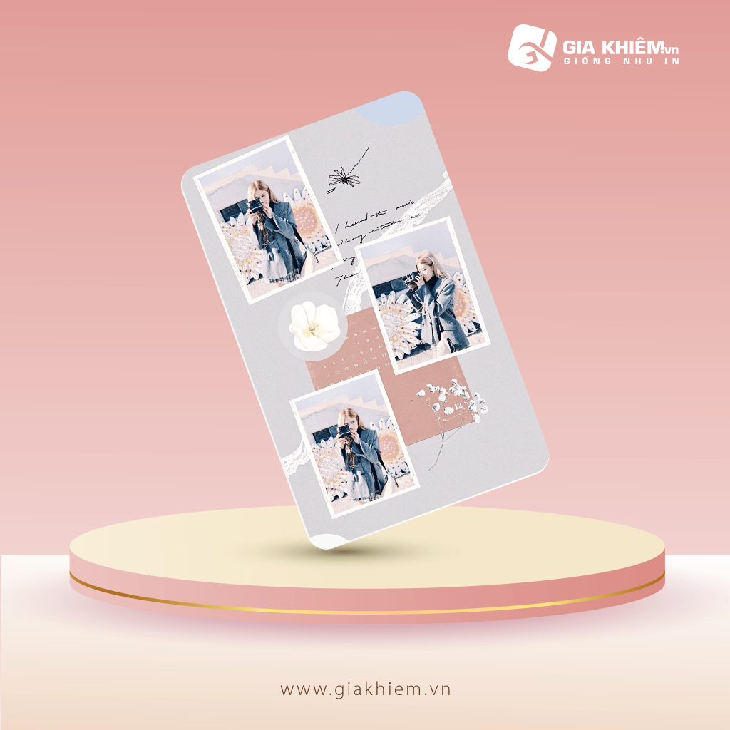 Card bơi BLACKPINK  Card nhựa dày như thẻ ATM CCCD
