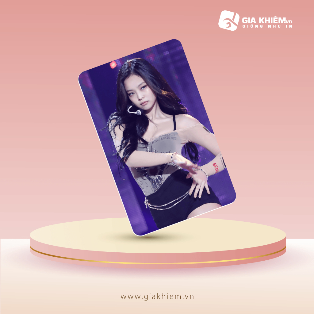 Card bơi BLACKPINK  Card nhựa dày như thẻ ATM CCCD